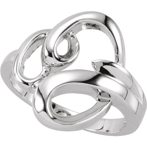 14k Yellow Gold Freeform Ring, Size 7 14k Yellow Gold Freeform Ring, Size 7