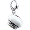 Sterling Silver Enamel Cupcake Charm Sterling Silver Enamel Cupcake Charm