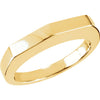 Metal Fashion Stackable Ring in 14k Yellow Gold ( Size 6 ) Metal Fashion Stackable Ring in 14k Yellow Gold ( Size 6 )
