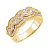 1 CTTW Diamond Anniversary Band in 14k Yellow Gold (Size 6 ) 1 CTTW Diamond Anniversary Band in 14k Yellow Gold (Size 6 )