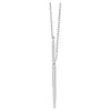 14k White Gold "V" 16-18" Necklace 14k White Gold "V" 16-18" Necklace
