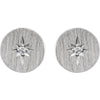 Sterling Silver .02 CTW Diamond Earrings
