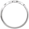 14k White Gold 14.5mm Latticework Band, Size 6 14k White Gold 14.5mm Latticework Band, Size 6