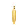 14K Yellow Gold-Plated Sterling Silver Cubic Zirconia Locket 14K Yellow Gold-Plated Sterling Silver Cubic Zirconia Locket