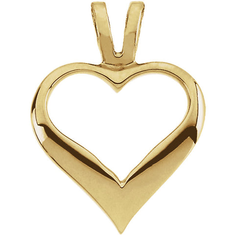 14k Yellow Gold Heart Pendant 14k Yellow Gold Heart Pendant