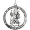 Sterling Silver 28.5mm St. Christopher Medal Sterling Silver 28.5mm St. Christopher Medal