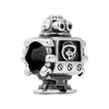 Sterling Silver 13.35x10.4mm Robot Bead Sterling Silver 13.35x10.4mm Robot Bead