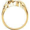 14k Yellow Gold Metal Fashion Ring, Size 7 14k Yellow Gold Metal Fashion Ring, Size 7