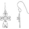 Pair of Jesus The Morning Star Earrings with Packaging in Sterling Silver