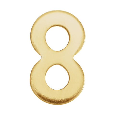 14k Yellow Gold Number "8" 14k Yellow Gold Number "8"