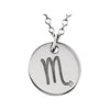 14K White Gold Scorpio Zodiac Necklace 14K White Gold Scorpio Zodiac Necklace