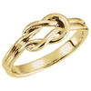 10k Yellow Gold Knot Design Ring, Size 6 10k Yellow Gold Knot Design Ring, Size 6