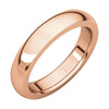 4mm Heavy Comfort Fit Band in 10K Rose Gold (Size 8)