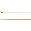 1.0 mm Diamond-Cut, Snake Chain in 14k Yellow Gold ( 18-Inch ) 1.0 mm Diamond-Cut, Snake Chain in 14k Yellow Gold ( 18-Inch )