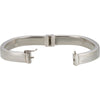 Sterling Silver 8mm Hinged Bangle Bracelet Sterling Silver 8mm Hinged Bangle Bracelet