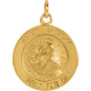 25.25 mm Round St. Anthony Pendant Medal with 24 inch Chain in Sterling Silver 25.25 mm Round St. Anthony Pendant Medal with 24 inch Chain in Sterling Silver