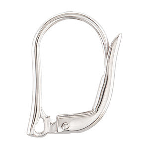 Sterling Silver Premium Heavy Weight Lever Back with Ring Sterling Silver Premium Heavy Weight Lever Back with Ring
