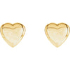 14k Yellow Gold Heart Earrings 14k Yellow Gold Heart Earrings
