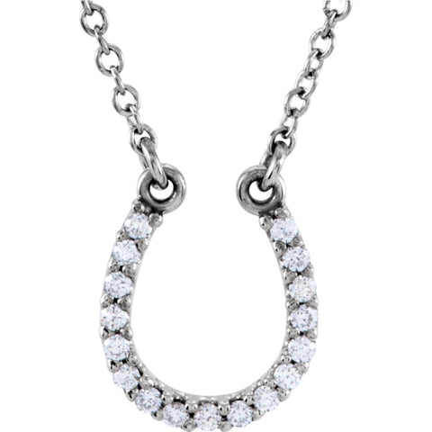 Platinum Horseshoe Necklace Platinum Horseshoe Necklace