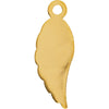 14k Yellow Gold Angel Wing Charm 14k Yellow Gold Angel Wing Charm