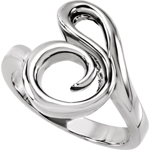 14k White Gold Fashion Ring , Size 6 14k White Gold Fashion Ring , Size 6