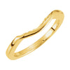 Wedding Band for Matching Engagement Ring with 04.40 mm Center Stone in 14k Yellow Gold ( Size 6 )