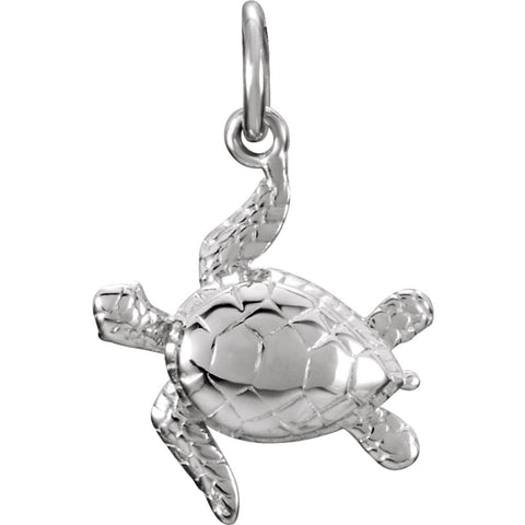 Sterling Silver Turtle Dangle or Pendant Sterling Silver Turtle Dangle or Pendant