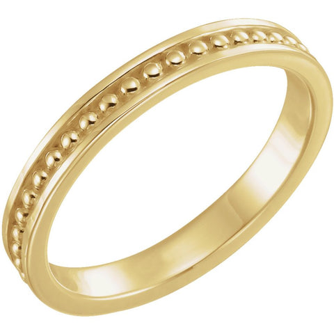 14k Yellow Gold Stackable Ring, Size 7 14k Yellow Gold Stackable Ring, Size 7