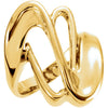 Metal Fashion Ring in 14k Yellow Gold ( Size 6 ) Metal Fashion Ring in 14k Yellow Gold ( Size 6 )