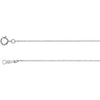 Platinum 1mm Solid Cable 20-Inch Chain Platinum 1mm Solid Cable 20-Inch Chain