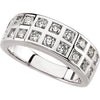14k White Gold 1 1/4 CTW Diamond Anniversary Band, Size 6 14k White Gold 1 1/4 CTW Diamond Anniversary Band, Size 6