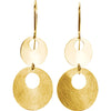 14k Yellow Gold Circle Fashion Earrings 14k Yellow Gold Circle Fashion Earrings