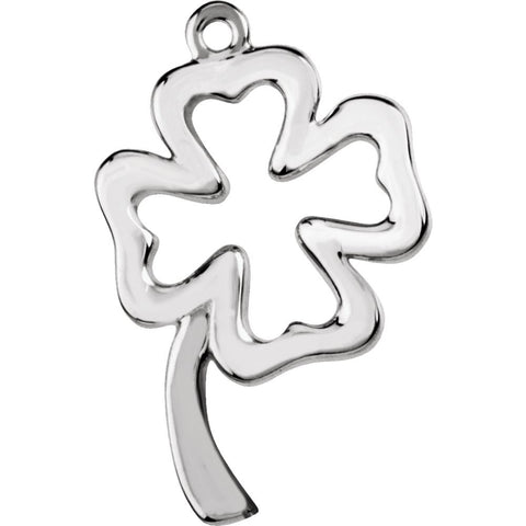 Sterling Silver Petite Clover Dangle Sterling Silver Petite Clover Dangle