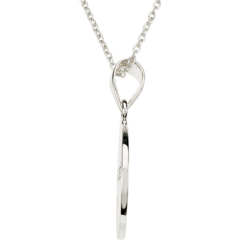 Sterling Silver Heart U Back™ Rescue Necklace