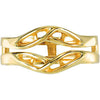 14k Yellow Gold Accented Ring Guard Mounting, Size 6 14k Yellow Gold Accented Ring Guard Mounting, Size 6