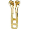 14k Yellow Gold Accented Ring Guard Mounting, Size 6 14k Yellow Gold Accented Ring Guard Mounting, Size 6