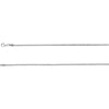 18K White Gold 1.9mm Wheat 18-Inch Chain 18K White Gold 1.9mm Wheat 18-Inch Chain