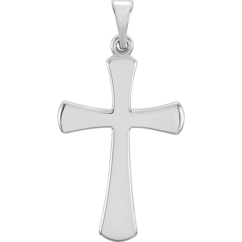 Sterling Silver 21x14mm Cross Pendant Sterling Silver 21x14mm Cross Pendant