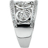 14k White Gold 1/3 CTW Diamond Anniversary Band, Size 7 14k White Gold 1/3 CTW Diamond Anniversary Band, Size 7