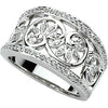 14k White Gold 1/3 CTW Diamond Anniversary Band, Size 7 14k White Gold 1/3 CTW Diamond Anniversary Band, Size 7