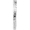 14k White Gold Hand Engraved Band Size 7 14k White Gold Hand Engraved Band Size 7