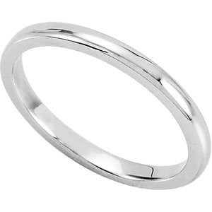 Platinum Bridal Band, Size 7 Platinum Bridal Band, Size 7