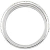 14k White Gold 1/2 CTW Diamond Anniversary Band, Size 7 14k White Gold 1/2 CTW Diamond Anniversary Band, Size 7