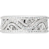 14k White Gold 1/2 CTW Diamond Anniversary Band, Size 7 14k White Gold 1/2 CTW Diamond Anniversary Band, Size 7