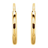 14k Yellow Gold 10mm Endless Hoop Earrings 14k Yellow Gold 10mm Endless Hoop Earrings