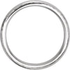 14k White Gold 5mm Half Round Edge Comfort Fit Hammer Finish Band Size 10 14k White Gold 5mm Half Round Edge Comfort Fit Hammer Finish Band Size 10