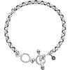 5mm Sterling Silver Charm Bracelet 5mm Sterling Silver Charm Bracelet