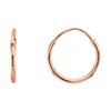 10mm Endless Hoop Earrings in 14K Rose Gold 10mm Endless Hoop Earrings in 14K Rose Gold