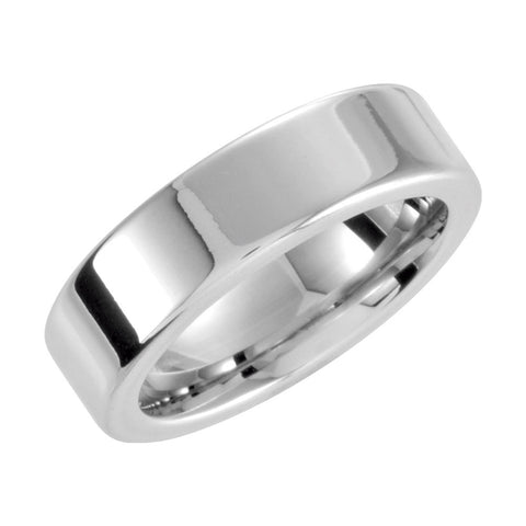 Cobalt 6mm Flat Band Size 13 Cobalt 6mm Flat Band Size 13