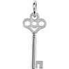 Posh Mommy Key Charm in 14k White Gold Posh Mommy Key Charm in 14k White Gold
